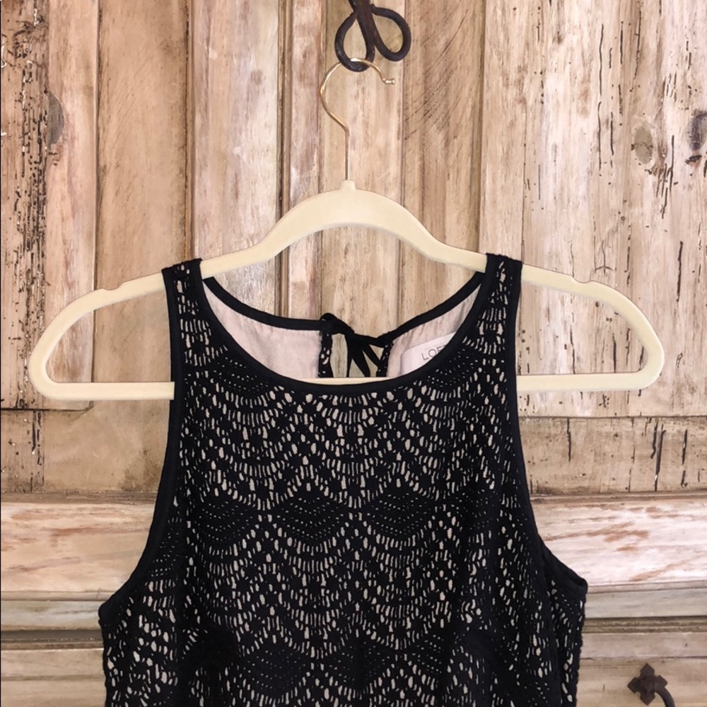 Loft Black Lace Dress